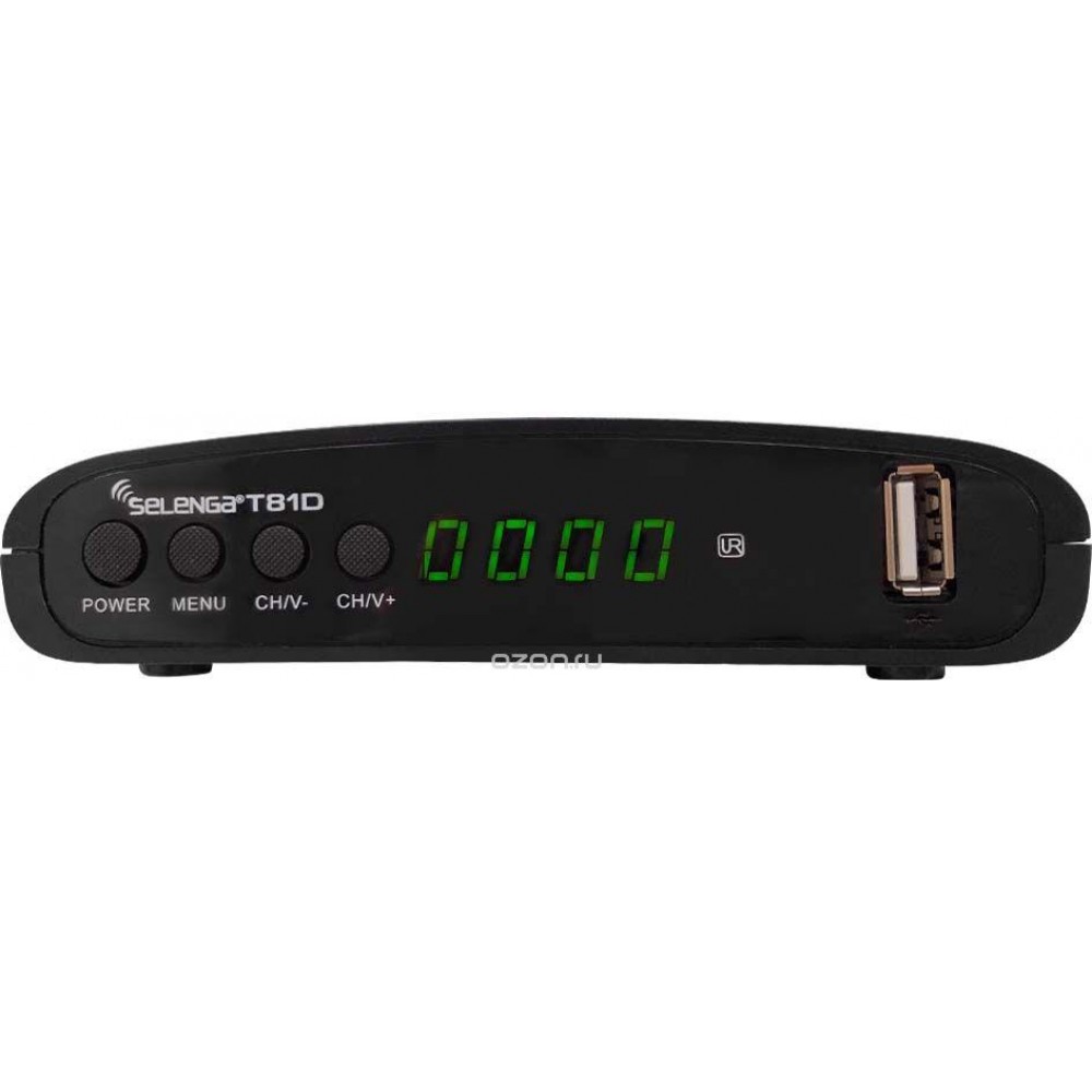 Ресивер DVB-T2/C Selenga T81D с кабельным тв и интернет