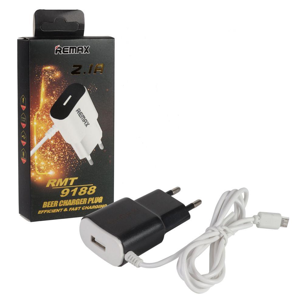 Зарядное сетевое сзу USB 1x Remax RMT9188 + micro