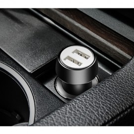 Зарядное автомобильное азу usb 2x Hoco Z7 2.4A