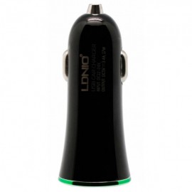 Зарядное автомобильное азу usb 2x LDNIO DL-C28 3.4A