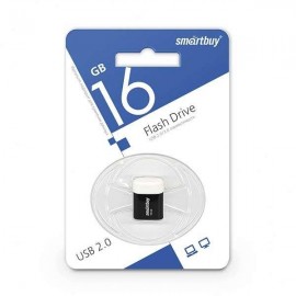 Флешка USB 16Gb SmartBuy Lara черная