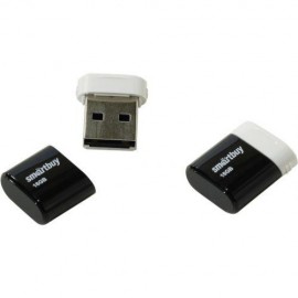 Флешка USB 16Gb SmartBuy Lara черная