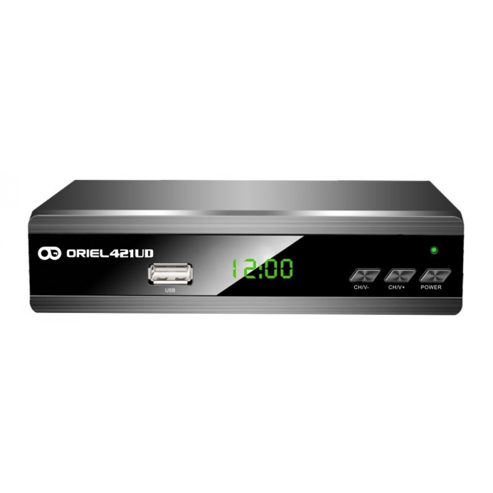 Ресивер DVB-T2/C Oriel 421UD с кабельным тв и интернет