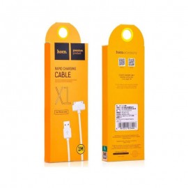 кабель для Apple 30pin (для iphone 4) USB Hoco X1 1m белый