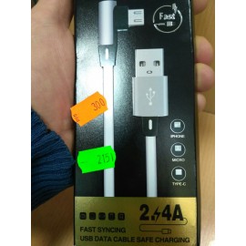 Кабель Micro USB Bouble Bent угловой