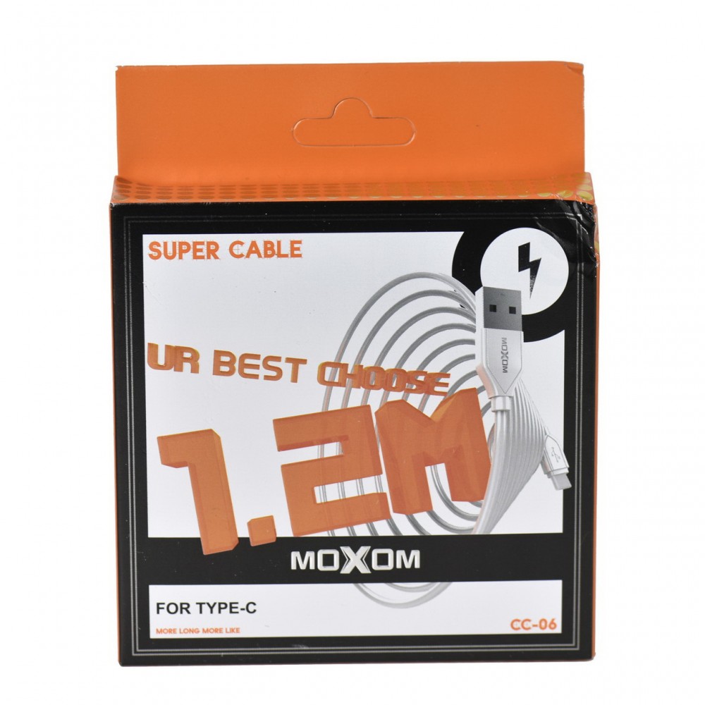 Кабель Micro USB Moxom CC-06 1.2m