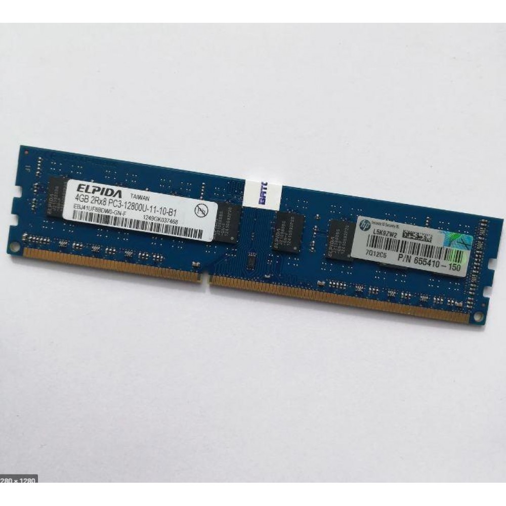 Оперативная память ПК DDR3-12800 4Gb Elpida
