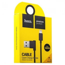 кабель для Apple Lightning USB Hoco угловой