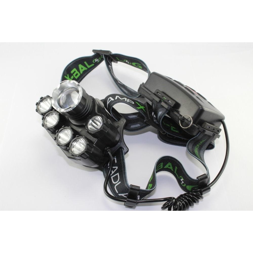 Фонарик налобный H-T557 T6 Zoom 6+1 LED
