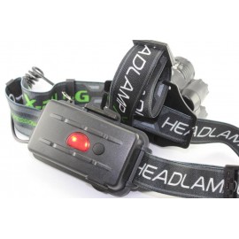 Фонарик налобный H-T557 T6 Zoom 6+1 LED