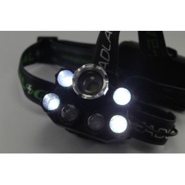 Фонарик налобный H-T557 T6 Zoom 6+1 LED