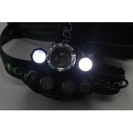 Фонарик налобный H-T557 T6 Zoom 6+1 LED