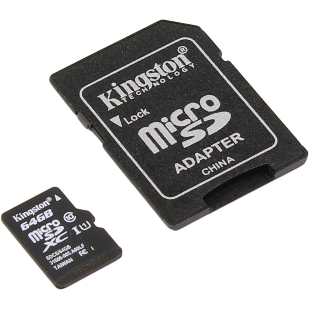MicroSd 64Gb Kingston UHS-I Canvas Select