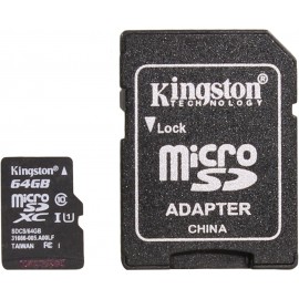 MicroSd 64Gb Kingston UHS-I Canvas Select