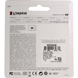 MicroSd 64Gb Kingston UHS-I Canvas Select