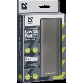 Power bank Defender Lavita Fast 12000+ type -c