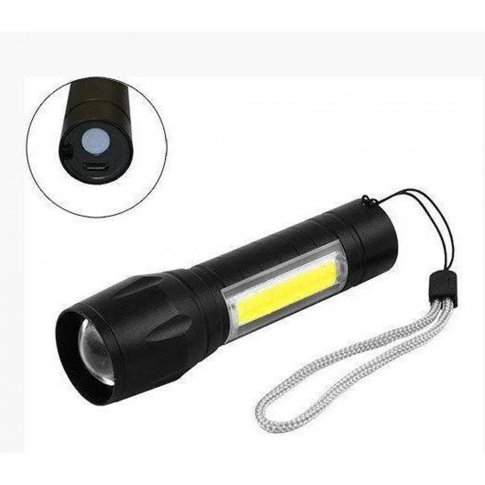 Фонарик P-511 / BL-511 micro USB зум