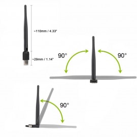 Адаптер wifi Usb WD-307 / A3011 MT7601 с антенной