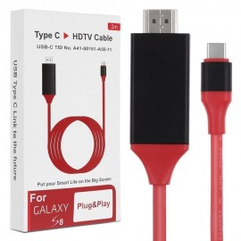 Кабель Type-C HDTV HDMI Galaxy S8 2m A41-00161-A56-11