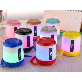 Колонка Bluetooth MP3 LED TG156 синий