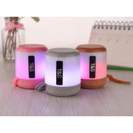 Колонка Bluetooth MP3 LED TG156 синий
