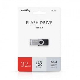 Флешка USB 3.0 32Gb Micro type-c SB Trio