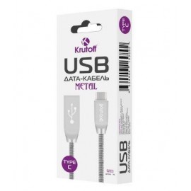 Кабель USB Type-C Krutoff U1-100c1m metall