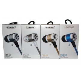 Наушники вакуумные с микрофоном Coman CM-55