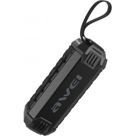 Колонка Bluetooth MP3 PowerBank Awei Y280 черн