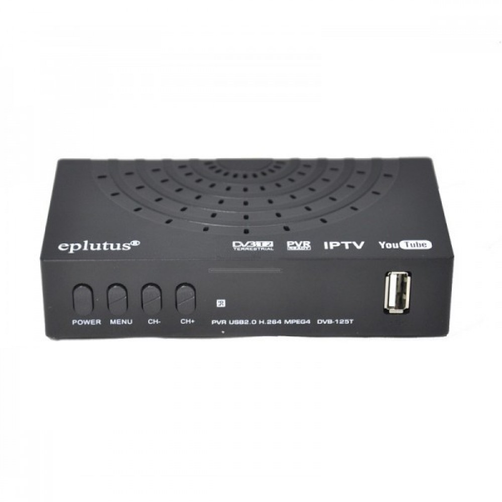 Ресивер DVB-T2 Eplutus DVB-125T c поддержкой интернет