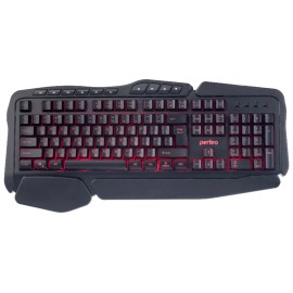 Клавиатура LED USB Perfeo Strike PF_A4390 с подсветкой