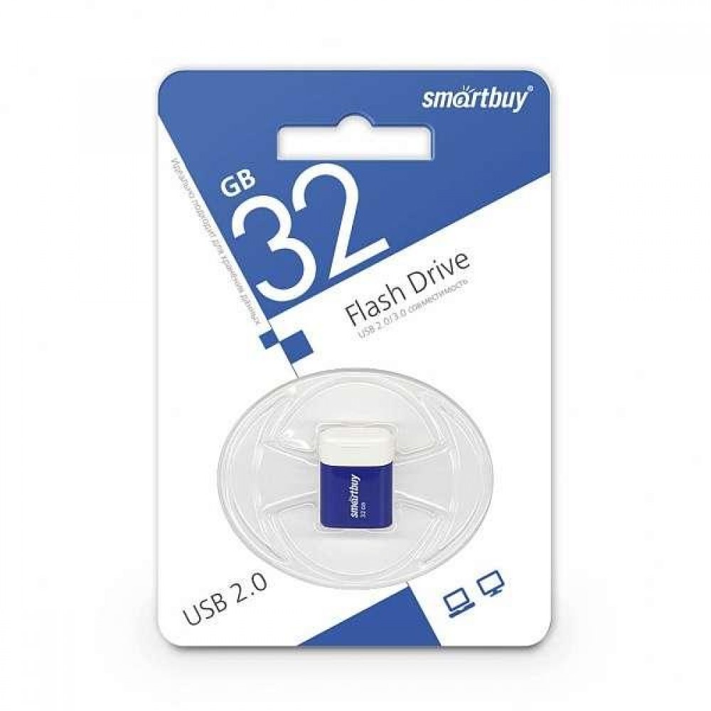 Флешка USB 32Gb SmartBuy Lara черная