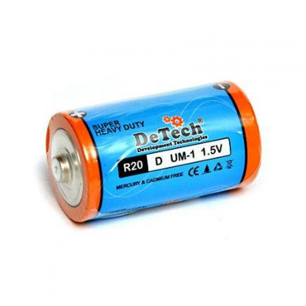 батарейка R20 DeTech / Sunmol