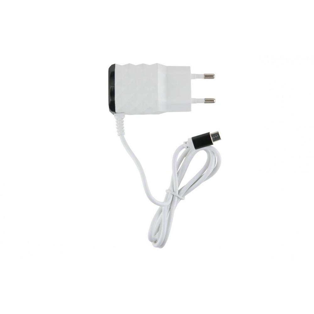 Зарядное сетевое сзу usb 2x Китай 1.5A + micro 2in1
