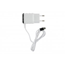 Зарядное сетевое сзу usb 2x Китай 1.5A + micro 2in1
