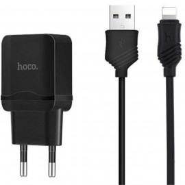 Зарядное сетевое сзу usb Hoco C22A + кабель для Apple lightning