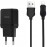 Зарядное сетевое сзу usb Hoco C22A + кабель для Apple lightning