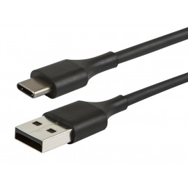 Кабель USB Type-C без упаковки 0.3m короткий черный
