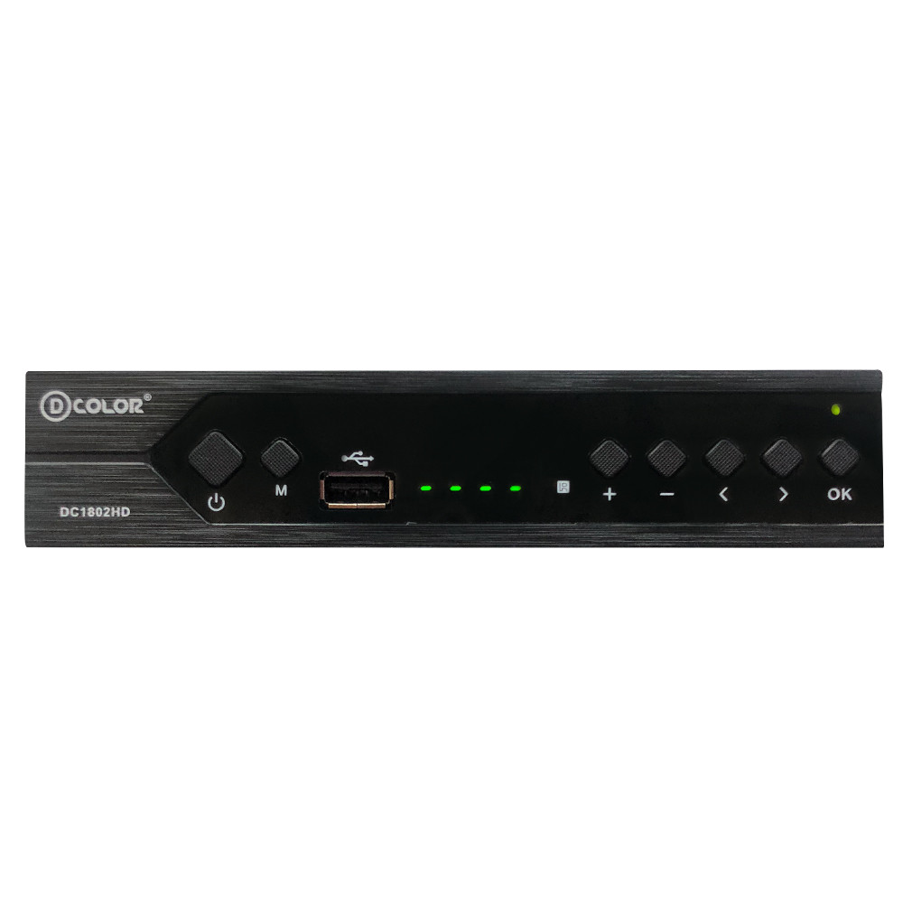 Ресивер DVB-T2/C DColor DC1802HD + WiFi в комплекте