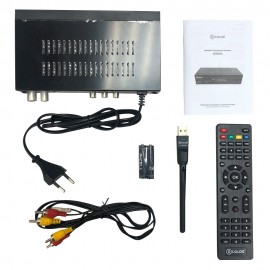 Ресивер DVB-T2/C DColor DC1802HD + WiFi в комплекте