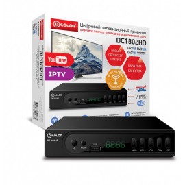 Ресивер DVB-T2/C DColor DC1802HD + WiFi в комплекте