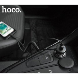 Зарядное автомобильное азу usb 1x Hoco Z21a 3.4A + кабель для Apple lightning