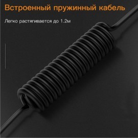 Зарядное автомобильное азу usb 1x Hoco Z21a 3.4A + кабель для Apple lightning