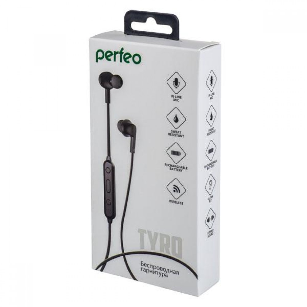 Наушники bluetooth Perfeo Tyro PF_A4298