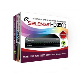 Ресивер DVB-T2/C Selenga HD950D с кабельным тв и интернет