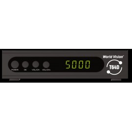Ресивер DVB-T2/C World Vision T64D с кабельным тв и интернет