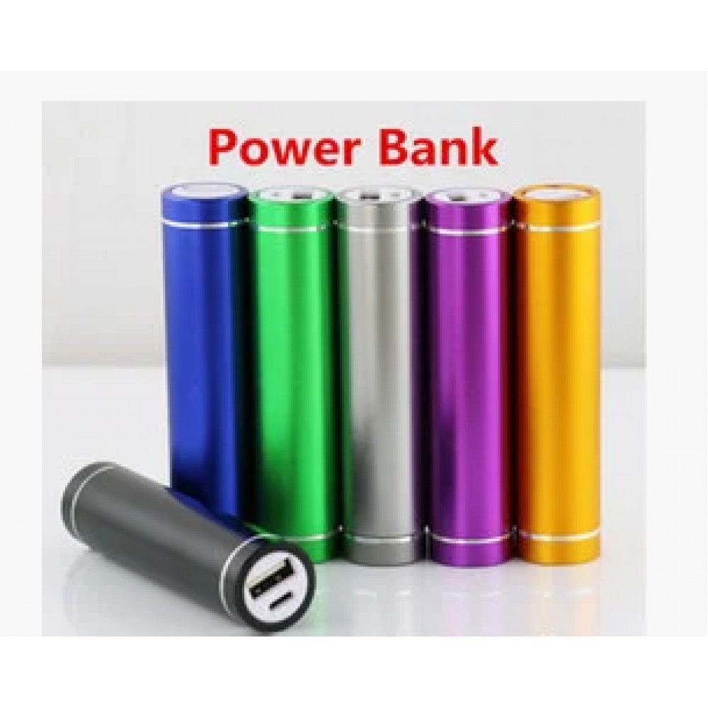 Power bank пустой DIY 18650x1 металл, круглый