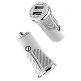 Зарядное автомобильное азу usb 2x Moxom KC-11 2.4A + micro