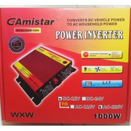 Инвертор 12v-220v автомобильный Gamistar GNB-1000
