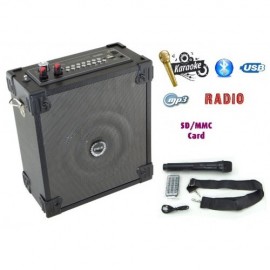Колонка Bluetooth MP3 FM караоке Cmik MK-A2 с беспров микроф